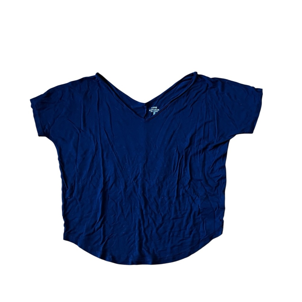 GAP Navy Short Sleeve V-Neck Tee